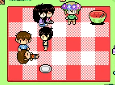 Humornaut's tweet photo. basil is wearing an entirely different outfit in the picnic memory than he actually had on at the time. they hadn't even made flower crowns yet https://t.co/OBVZANGVXz