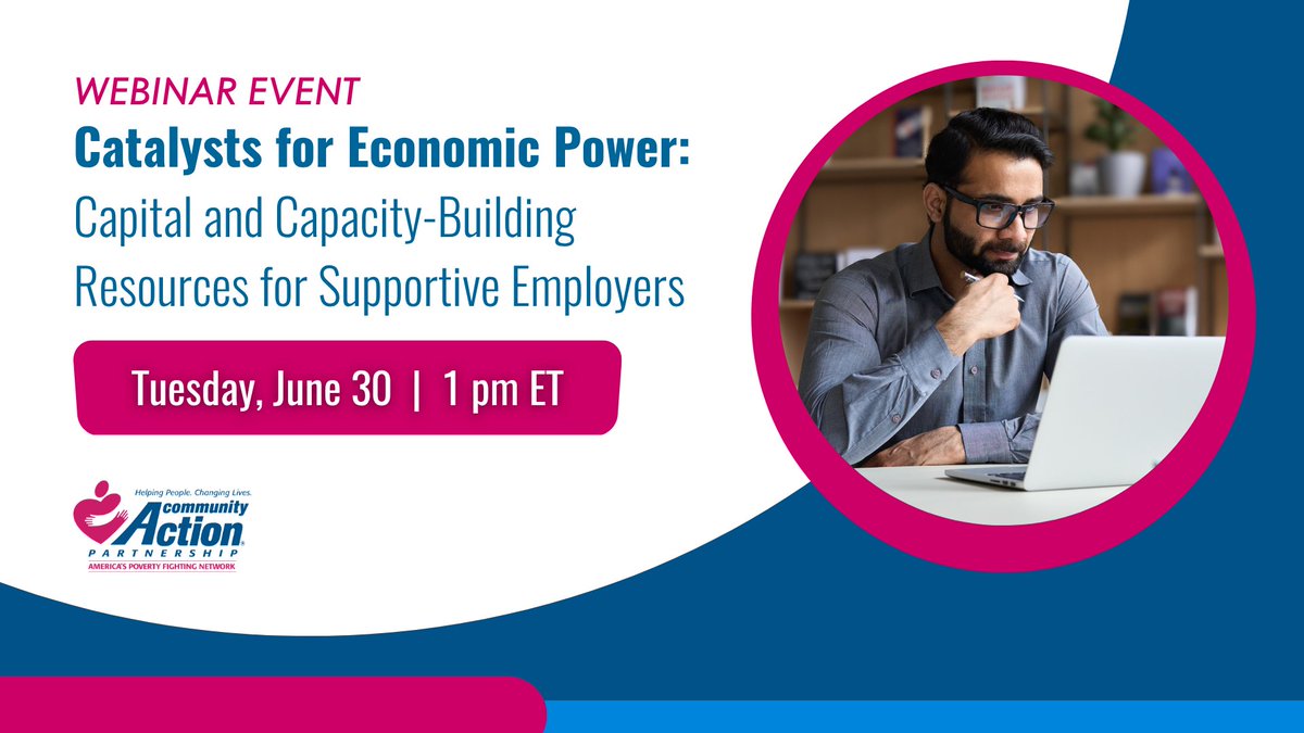 CAPartnership's tweet photo. Everyone deserves dignified work. Tune in Tuesday, June 30 to hear from Redefine Alliance &amp; the Roberts Impact Investing Fund about funding opportunities &amp; capacity-building resources for social enterprises &amp; supportive employer partners in your community. https://t.co/A0igJRRzkX https://t.co/TqPrS1EqnG