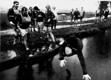 RobStewart_'s tweet photo. Happy 65th birthday to former @htafc striker Daral Pugh - seen here being chucked into the canal and showing why him and his teammates were all class acts as were the Examiner photographers back in the day. https://t.co/7f1XG8StoX