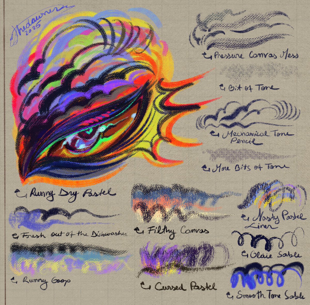 the_dawner's tweet photo. If you’d like some brushes/resources on discount I got some! I have brushes for Photoshop, CSP, Krita, Sai 1, Sai 2, Procreate and 2 paper texture packs. I also have some free sets if you’d like to try them out.
See 🔗 https://t.co/0fbRMWqyes