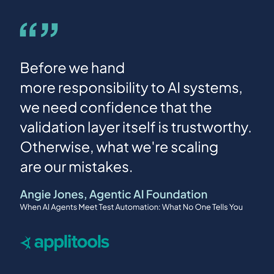 Applitools tweet picture