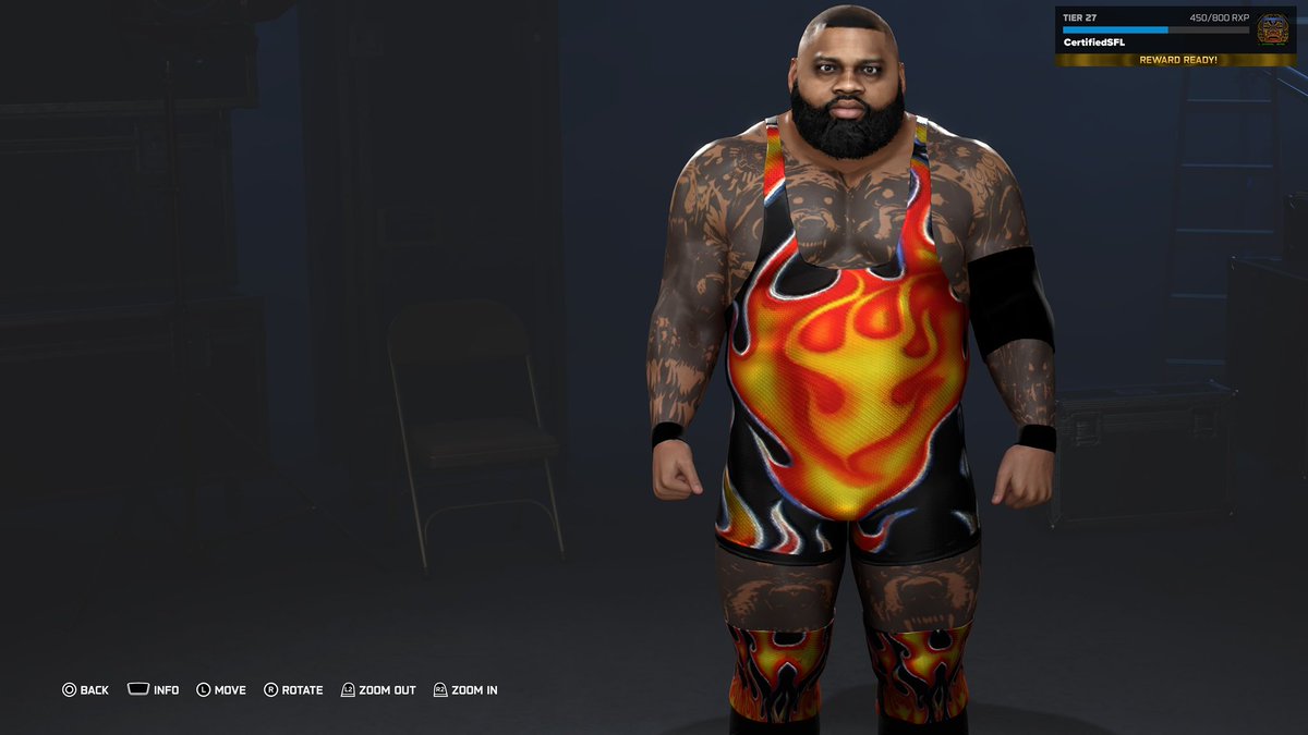 FounderOfCCE's tweet photo. LADIES &amp; GENTLEMAN! The Big Body Heavy Grappling Powerhouse From Staten Island “HOT DAWG” “DEVAUGHN” FIRST ATTIRE FINNISHED! Now second attire time! He’s dropping this weekend for sure🔥🔥🥳

#WWE2K26 #CAW #ORIGINALCAWS #CCE #CCW #WWE https://t.co/mETpx8oChA