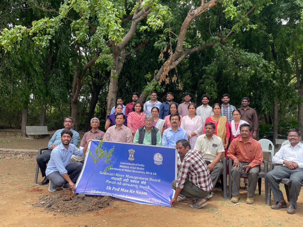 BoardGodavari's tweet photo. 1/8
🌿 "Plant Today, Sustain Tomorrow" 🌿
#WorldEnvironmentDay2026 #GRMB #WALAMTRI #MinistryOfJalShakti #PlantationDrive #EnvironmentalSustainability #GreenIndia #MissionLiFE #TreePlantation #NatureConservation #Hyderabad #Sangareddy https://t.co/dXqsWOmE4D
