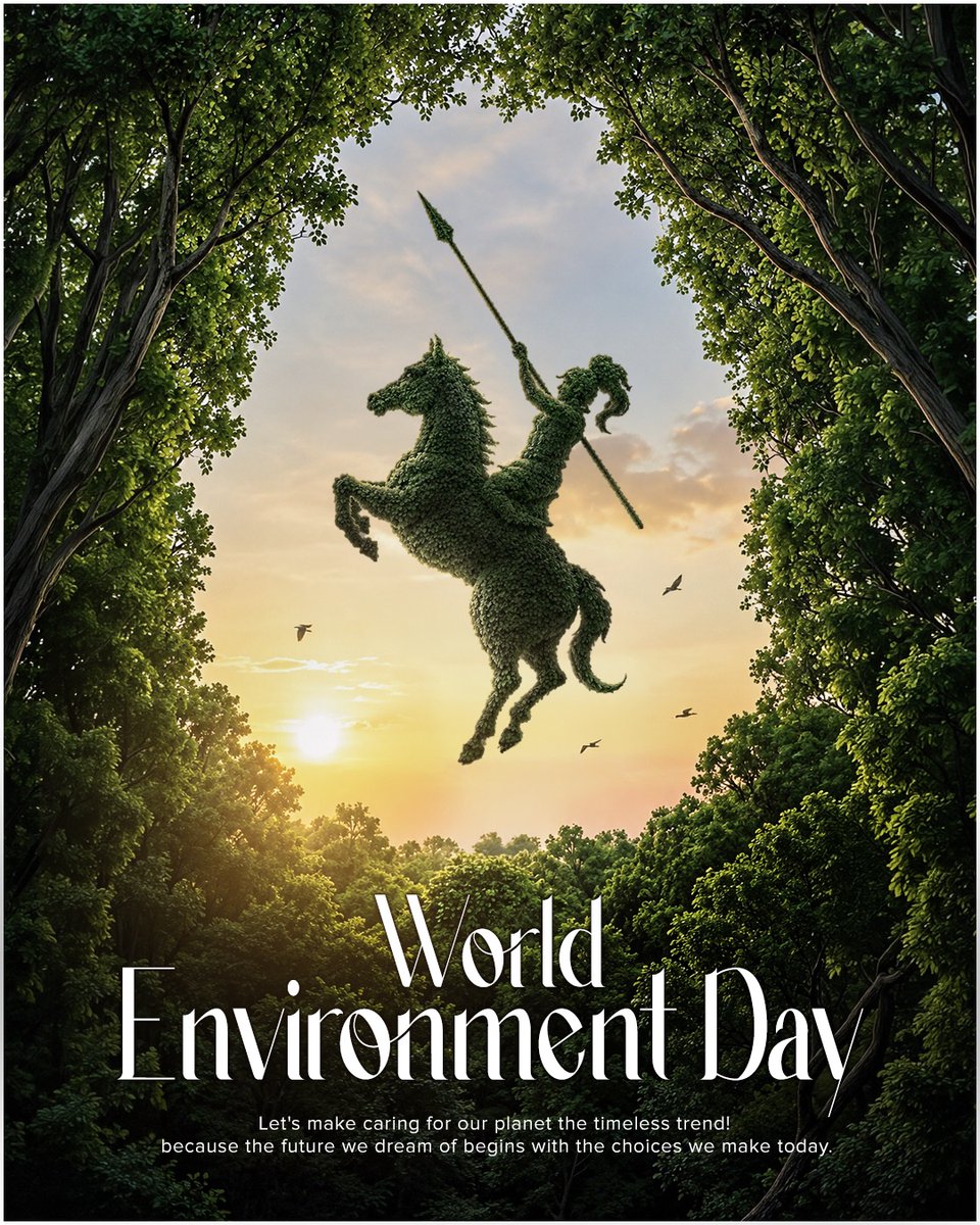 CANTABILINDIA's tweet photo. Nature is the only trend that never goes out of fashion. 🍃 🌿 
This World Environment Day, let's choose mindful living, embrace sustainable choices, and create a future where style and sustainability walk hand in hand. 

#WorldEnvironmentDay #SustainableFashion #CantabilIndia https://t.co/9SPZllUh76