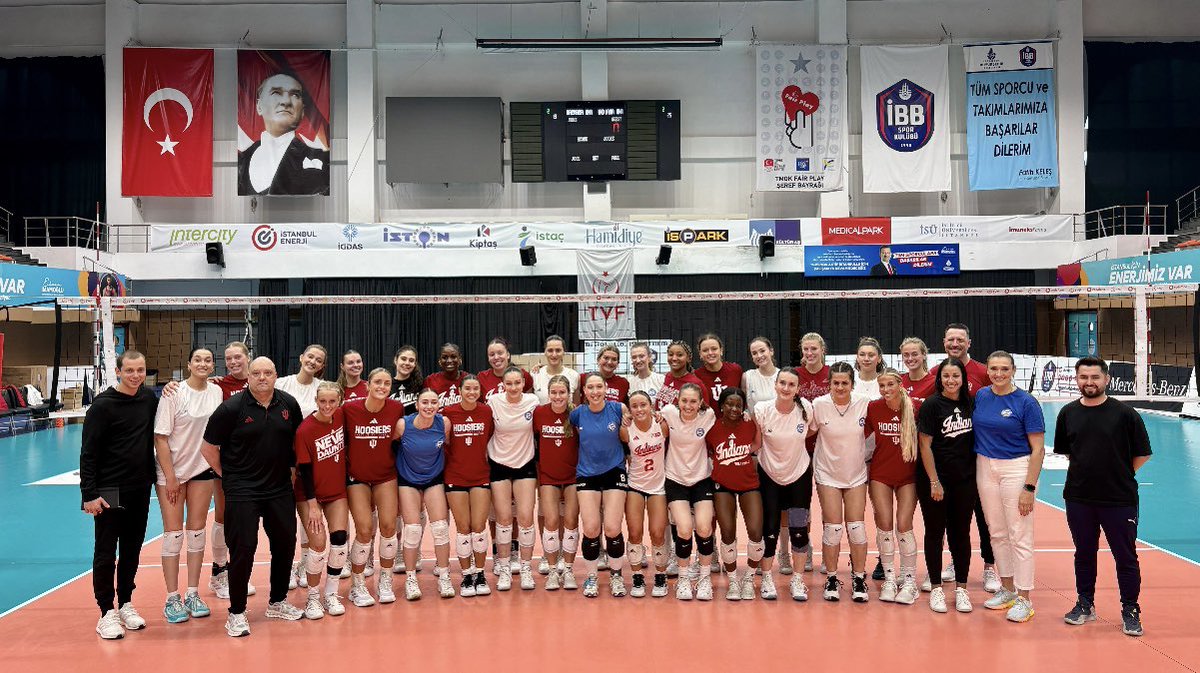 shoelessJoeJ12's tweet photo. What an amazing experience for @AudreyJ2025vb and the Indiana volleyball team (and us!) getting to travel to Europe and play teams in Turkey, Spain and Portugal. International Hoosiers! https://t.co/i4EuanhYip