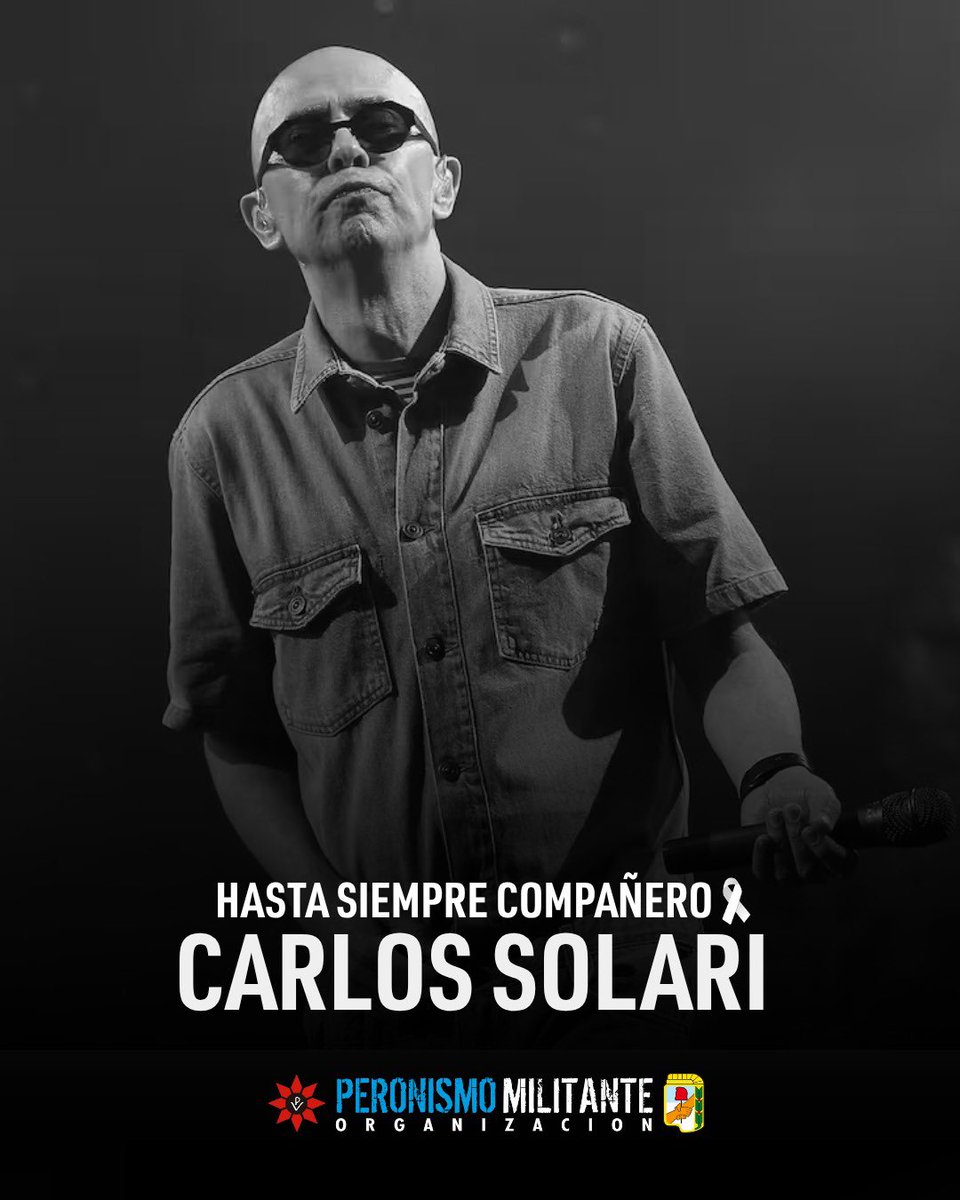 Peronismo_PM's tweet photo. Sensibilidad, pensamiento crítico y rebeldía esencia de un compañero que siempre va a estar presente. 

¡HASTA SIEMPRE INDIO! https://t.co/pyLfyKj567