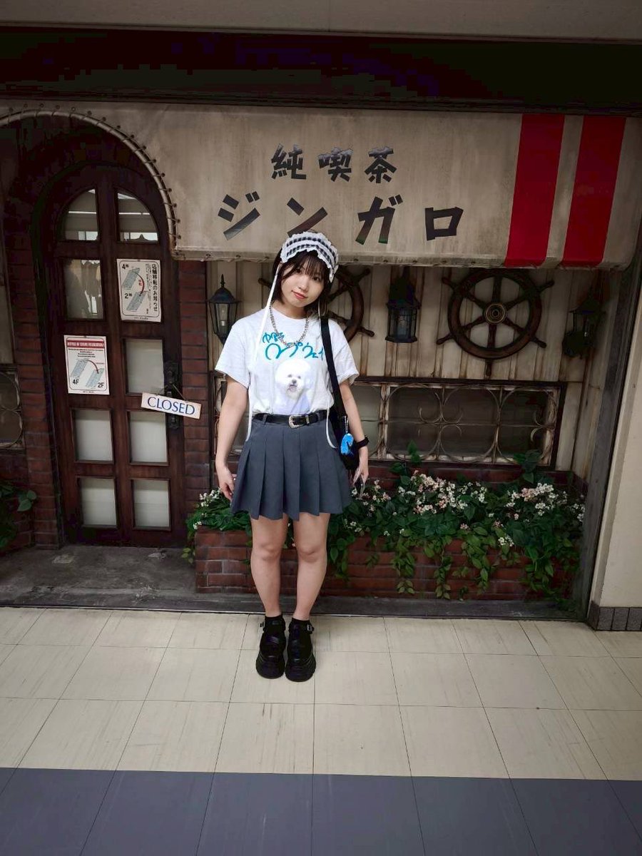 umi_o0_'s tweet photo. 中野ロープウェイさんのTシャツ可愛すぎる🩵✨️着用グレーのMサイズ🩶 ̖́-丈長めです^^参考になれば嬉しいです(*´`)♡ https://t.co/wOhI55erNG
