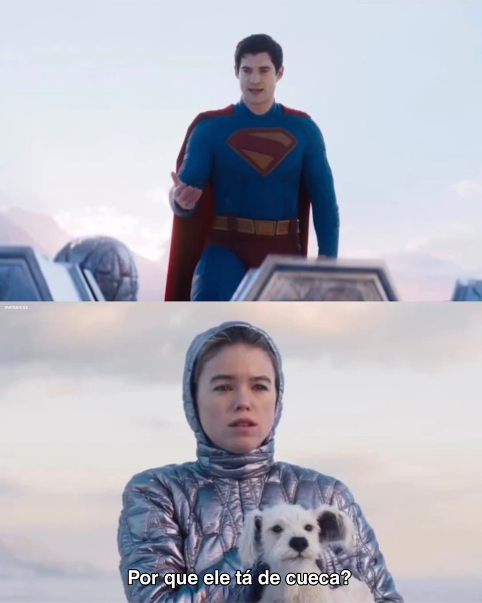 merasnixx's tweet photo. e a kara que já chegou na terra zuando o superman 😭 https://t.co/hCoKdz7Roy