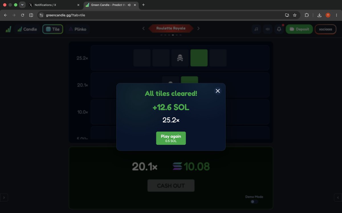 sciabtc's tweet photo. It's crazy that you can make such big amounts in a matter of seconds on https://t.co/EpfnZFkpmg .

Best odds I've seen in a casino so far.

Giving away 0.1 SOL at level 5 &amp; and more rewards for people under my refferal.

Invite code: DNWUPC , sign up now. https://t.co/5EugFr4PwZ