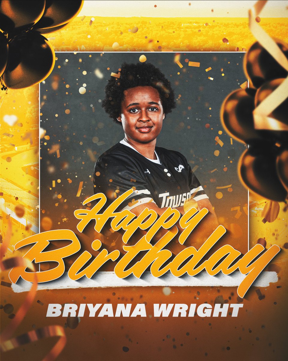 Towson_SB's tweet photo. It's Briyana's B-day🥳
#GohTigers https://t.co/QlVb5XmnJs