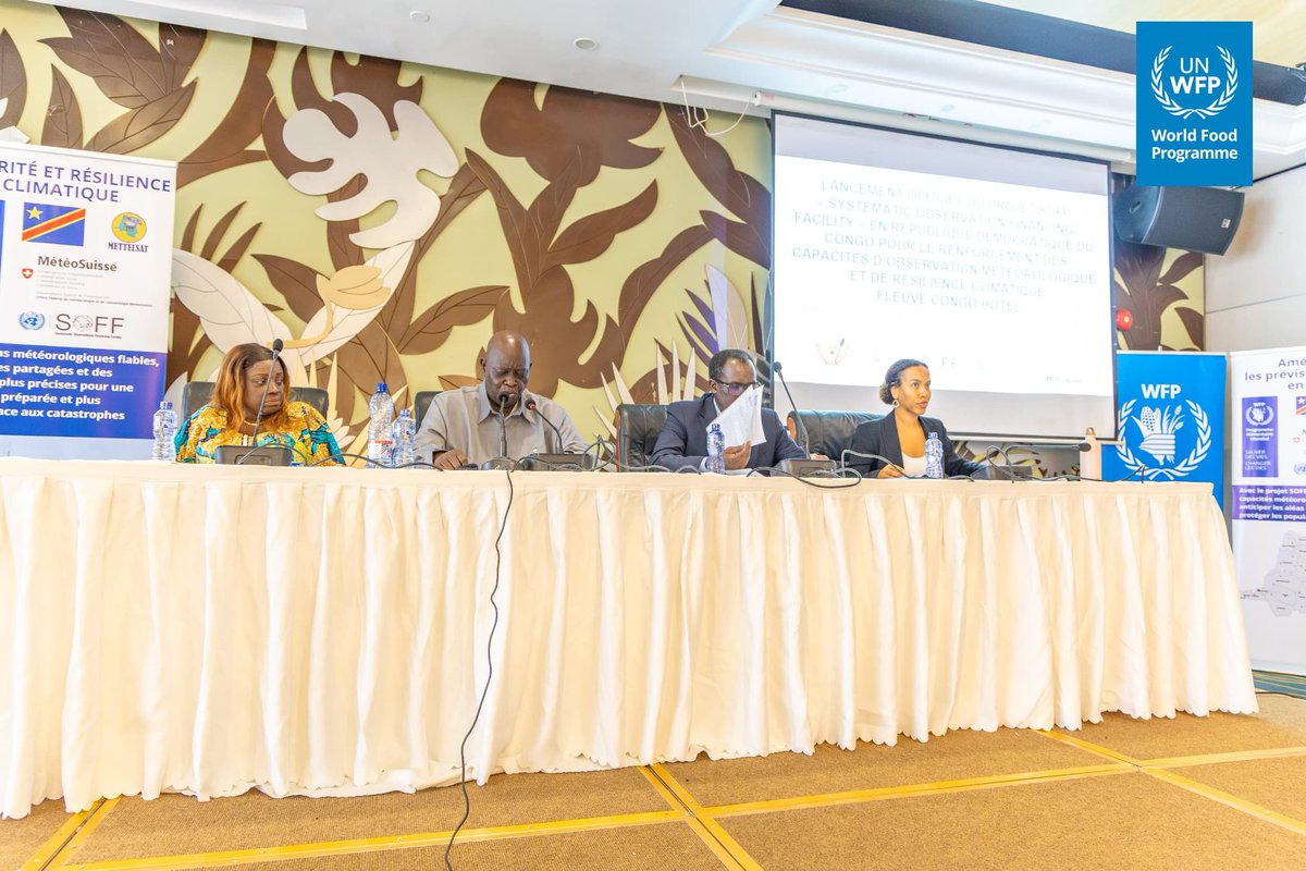 metelsatrdc's tweet photo. LANCEMENT OFFICIEL DU PROJET SOFF RDC
Ce 4 juin à Kin, le DG de la METTELSAT, le Pr Joseph ITELA Y'ILONDO, a lancé une étape historique pr la modernisation de notre système météorologique national. Objectif : booster la qualité des prévisions climatiques en RDC 
@Presidence_RDC https://t.co/1QlZkZCCaU