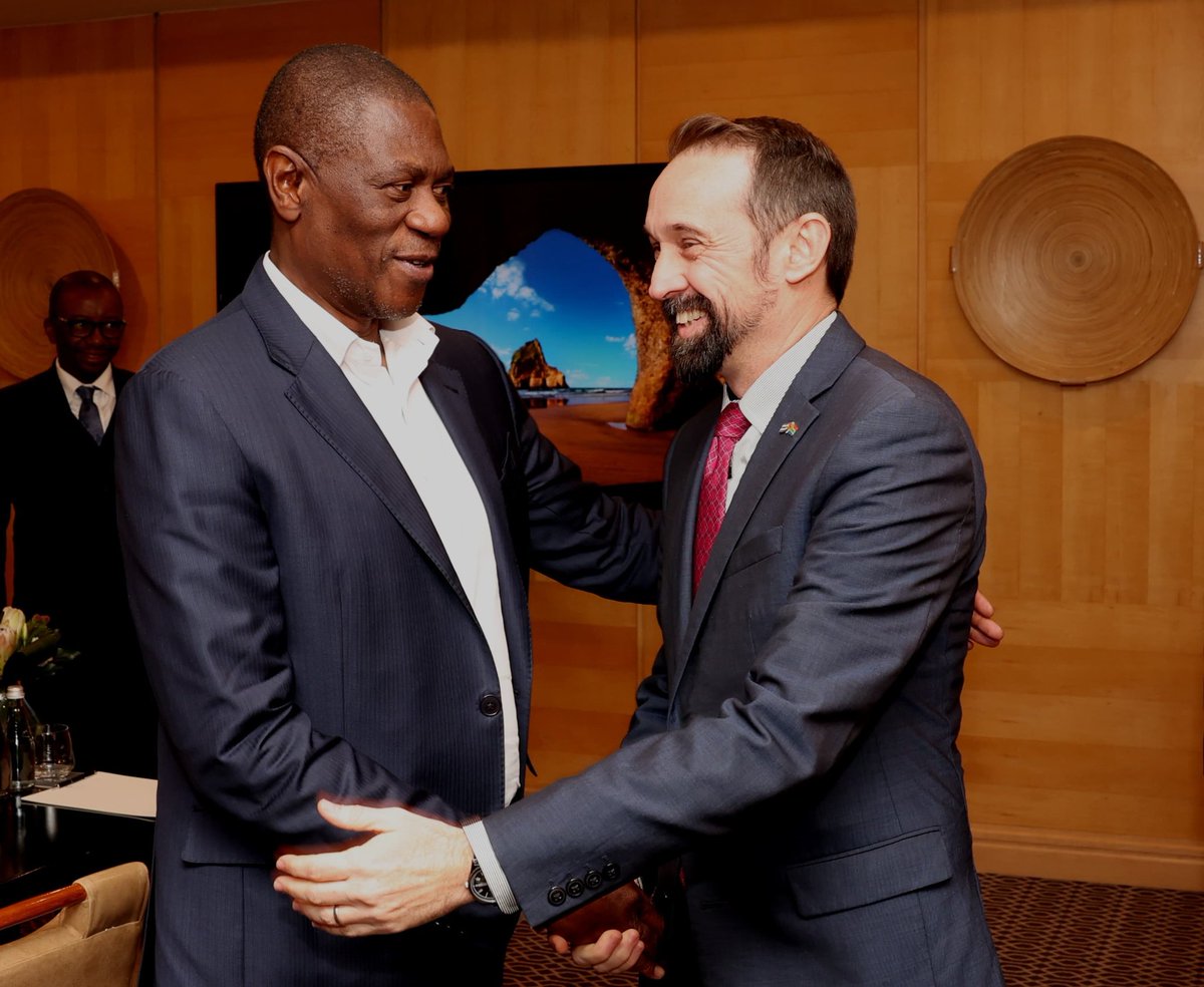 PresidencyZA's tweet photo. His Excellency, the Deputy President of the Republic of South Africa, Mr Paul Mashatile, today, Friday, 05 June 2026, received a courtesy visit from the Ambassador of the Republic of Cuba to South Africa, His Excellency Mr Fakri Rodríguez Pinelo in Johannesburg.

The courtesy call reaffirmed the historically friendly ties between the governments and peoples of South Africa and Cuba and highlighted Cuba's willingness to continue deepening bilateral relations for the mutual benefit of both countries.

#SouthAfrica 🇿🇦
#Cuba 🇨🇺
#BilateralRelations