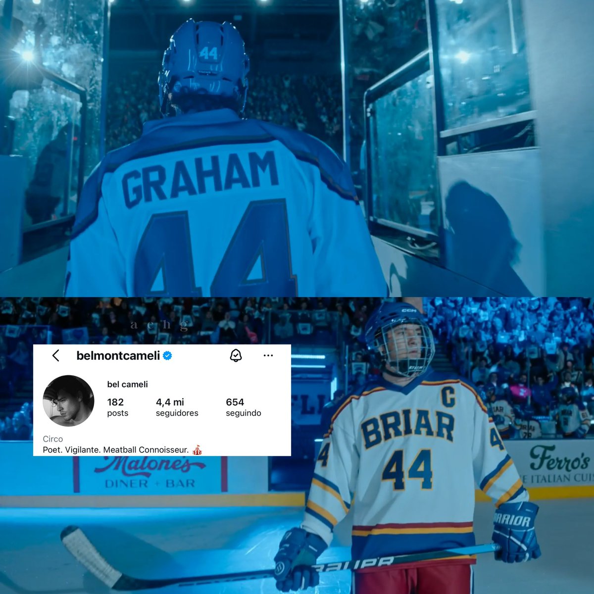 hannahgarrettac's tweet photo. #44! BELMONT 4.4 MILHÕES! 🏒 Isso aqui é cinema, tá?! https://t.co/FVNv01j1vf