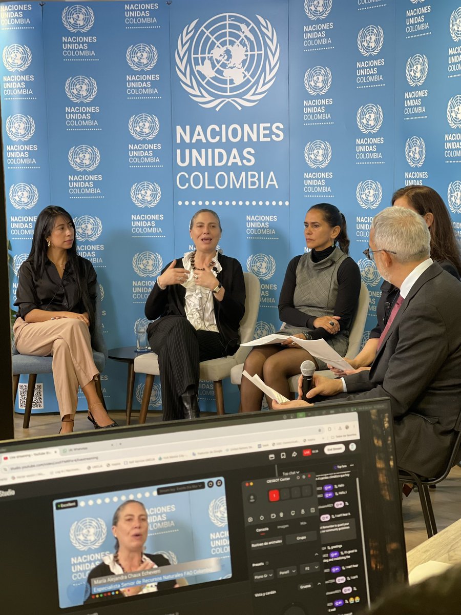 onucolombia's tweet photo. Estamos en vivo conmemorando el #DíaMundialDelMedioAmbiente con este panel de expertas en acción climática. 

Conéctate ya en nuestro canal de YouTube 🔗 https://t.co/M4BbHvIAM1

#PorElClimaYa https://t.co/1n0K3uICJ5