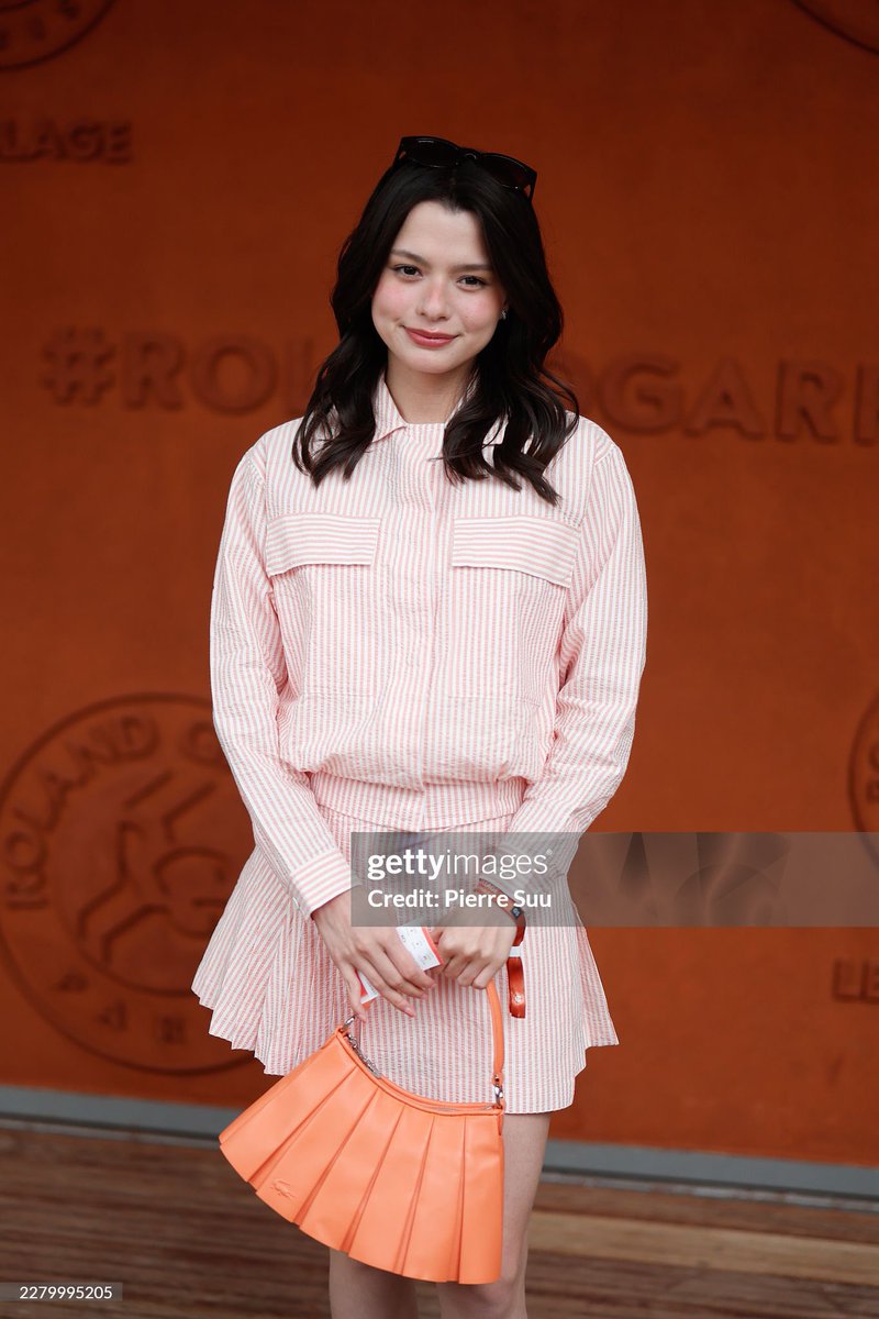 khema_man's tweet photo. French Open with Lacoste..🤩🤩🤩

#RolandGarros  
#beckysangels 
#BeckyArmstrong
#Lacoste https://t.co/hIlLBcu9YU
