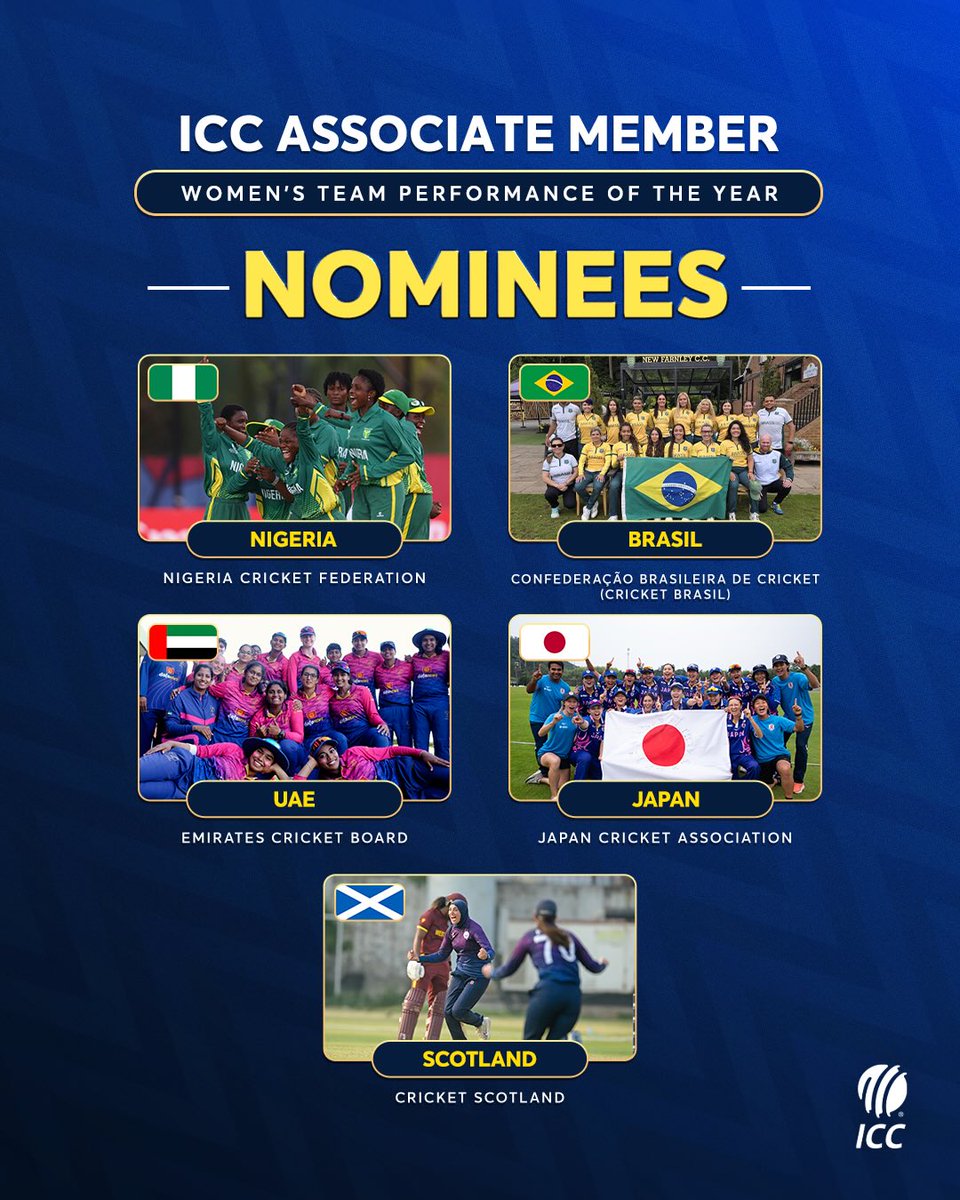 cricket_nigeria's tweet photo. Nigeria Cricket continues to make waves on the global stage!

We are proud to be named the Africa Regional Winner for the ICC Associate Member Women’s Team Performance of the Year, recognizing the outstanding achievements of our women’s national team throughout the year.

Adding to this remarkable feat, We also earned global recognition through the ICC criiio Cricket Festivals with Rexona, celebrating our commitment to growing the game and creating unforgettable cricket experiences for communities across the country.

#nigeriacricketfederation