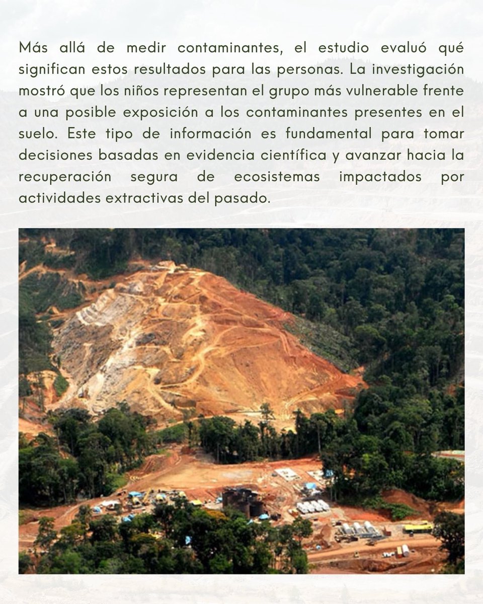 FictESPOL's tweet photo. ⛏️ ¿Qué ocurre con el suelo cuando una mina deja de operar?

Una investigación de científicos de Panamá, Ecuador y España analizó los suelos de la antigua mina Petaquilla y encontró zonas con presencia de metales y residuos de hidrocarburos. https://t.co/v3U3rGw04L