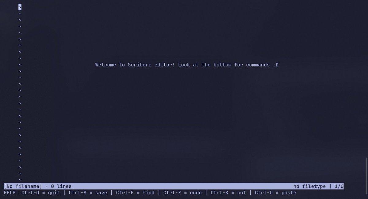 bys_exe's tweet photo. pleased to announce my first project called scribere to you guys.

its nothing special, just like any other text editor but i made this one lol

check out the repository here-
https://t.co/YZV6wXSZ8N https://t.co/ftDgB5S6YG