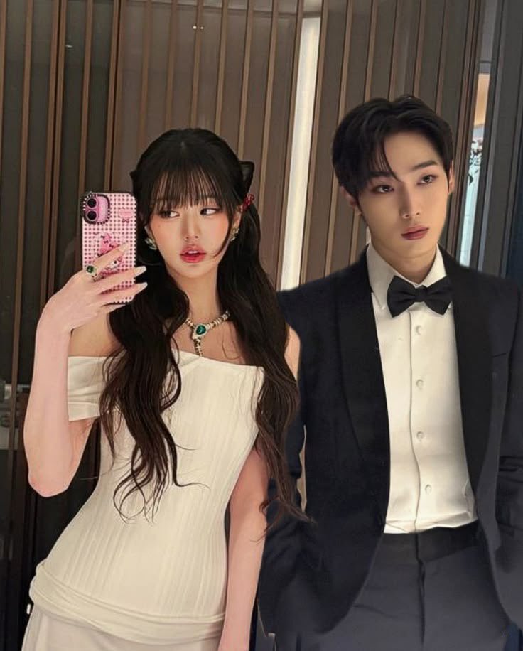 crownzmania's tweet photo. sunoo x wonyoung au | #ddeunojjang 
; edisi pergi kondangan https://t.co/qVxiaa2qXn