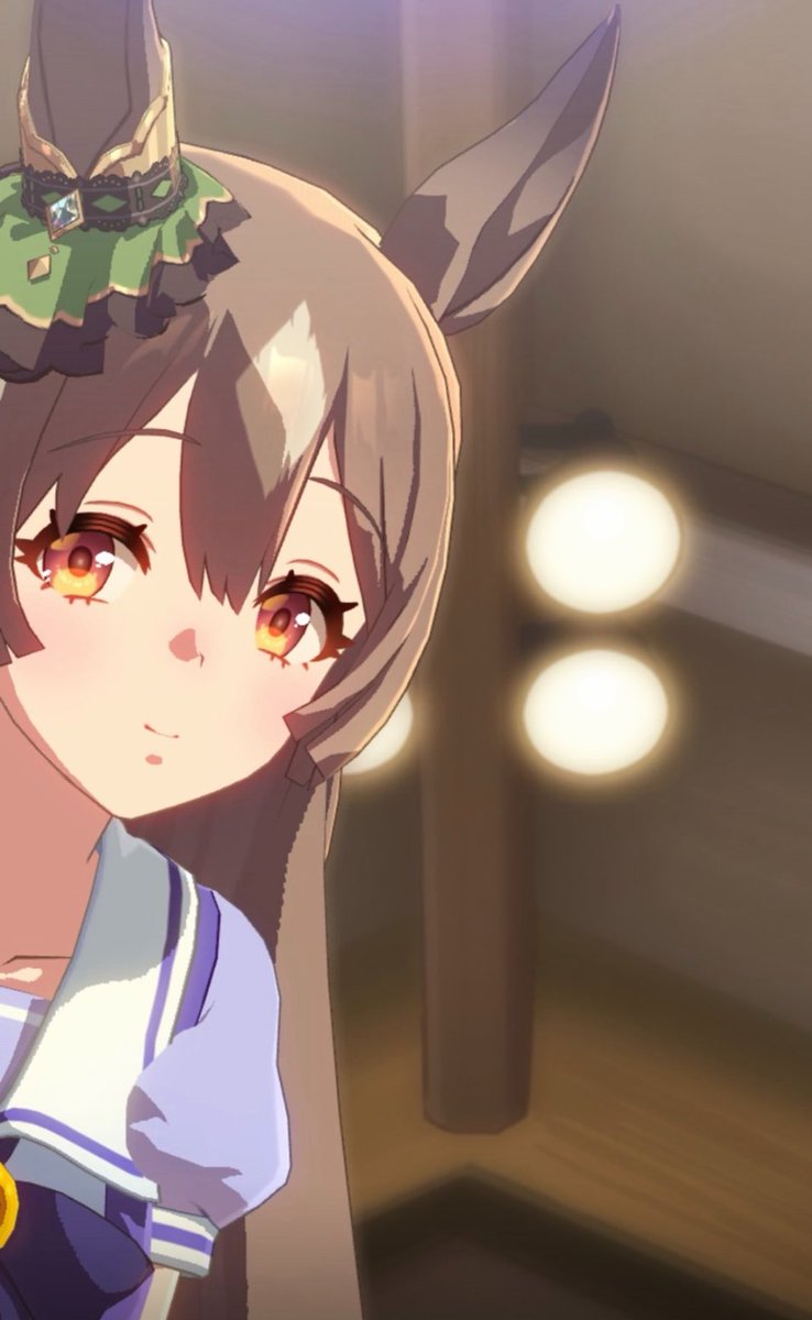 Hasty____'s tweet photo. @wuzzerino well, she isn't an accel ult late but she has a very reliable velo she can use to move up when catching up to xoguri or fronts, so if she procs accels, she flies when entering final straight

It's not an easy win, and it will ask for a pretty strong build, but you can fight https://t.co/rskJyY5iJU