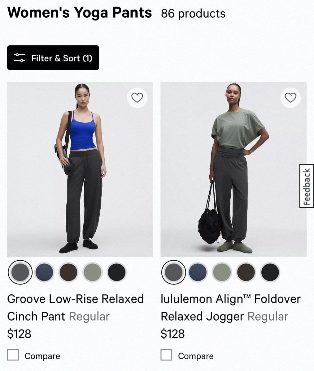 red96_17's tweet photo. Three things from LULU's call yesterday that make me think they're still not on the right track after a rough 6 months (including firing their old CEO):

1. Their new loose-fitting yoga pants totally miss the brand's whole vibe—tight, sexy, body-showing gear. Like Tesla makin https://t.co/DzNxim0r7g
