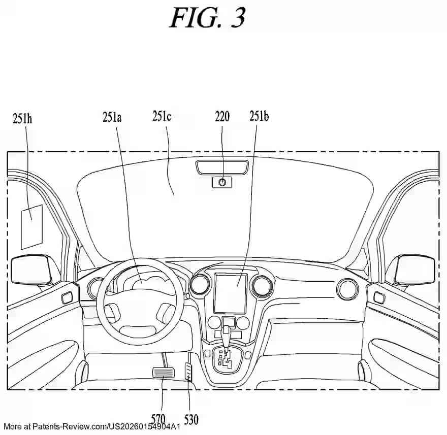 PatentPulse's tweet photo. 🚗🔍 New #PatentApplication alert! Discover #US20260154904A1 by #LGElectronics: A route guidance device for vehicles using #AugmentedReality & #MixedReality. 

This innovation integrates MR info, rendering vehicle objects & virtual objects based on map data. A processor controls the MR module & interface unit, displaying an MR view image on the vehicle's display. 

Stay ahead with #AR & #MR tech in #Automotive! 

#Innovation #Tech $LGE