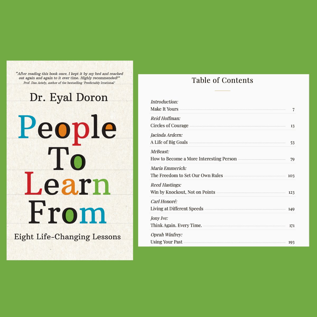 carlhonore's tweet photo. Blown away to be one of the eight people profiled in this sharp new book by leading creativity expert, Dr. Eyal Doron.

Grab your copy here:
https://t.co/nHLqs19WdQ https://t.co/ug6PVgojO9