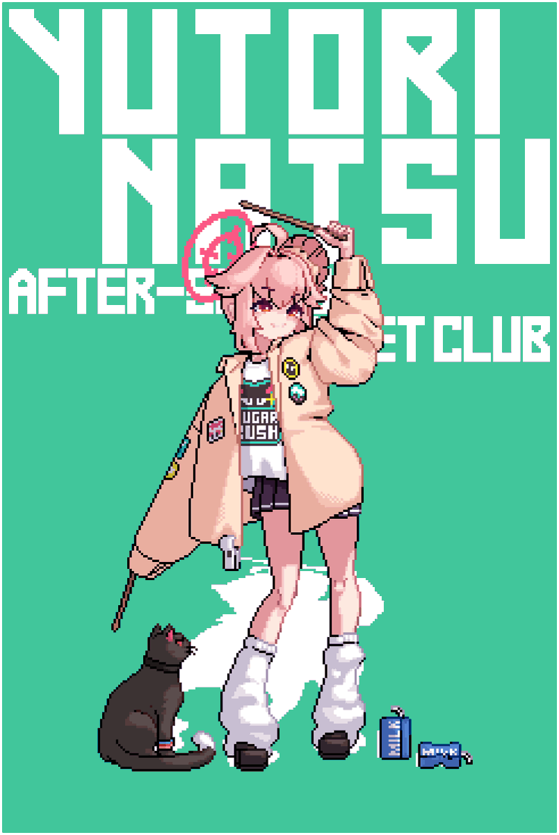 NaKwangG's tweet photo. #ブルアカ 
#pixelart
#ドット絵
柚鳥ナツ
유토리 나츠 밴드버전입니다 https://t.co/jL5LgIH4RZ