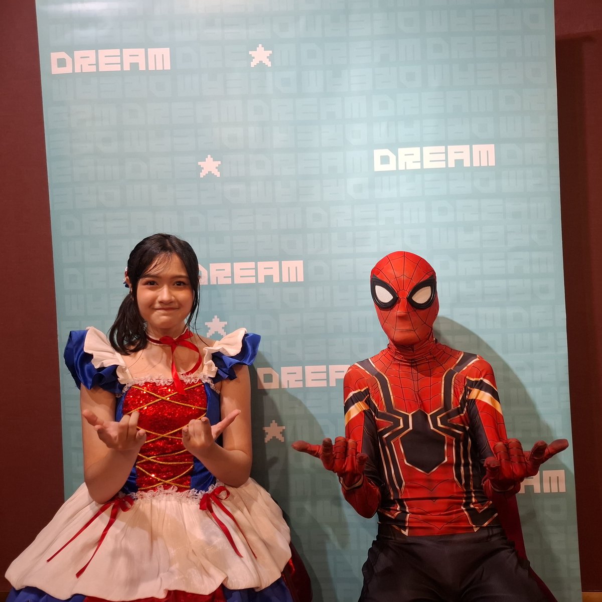Spiderwots616's tweet photo. Seseneng itu yaa kamu sama Spiderman ampe mau nangis kayak gitu wkwkwk @Nachia_JKT48

Makasih yaa, tenang next show Team Dream ini Spiderman bakal terus ada hihihi 🕸️🕷️🤟 https://t.co/AAAPslTjX9