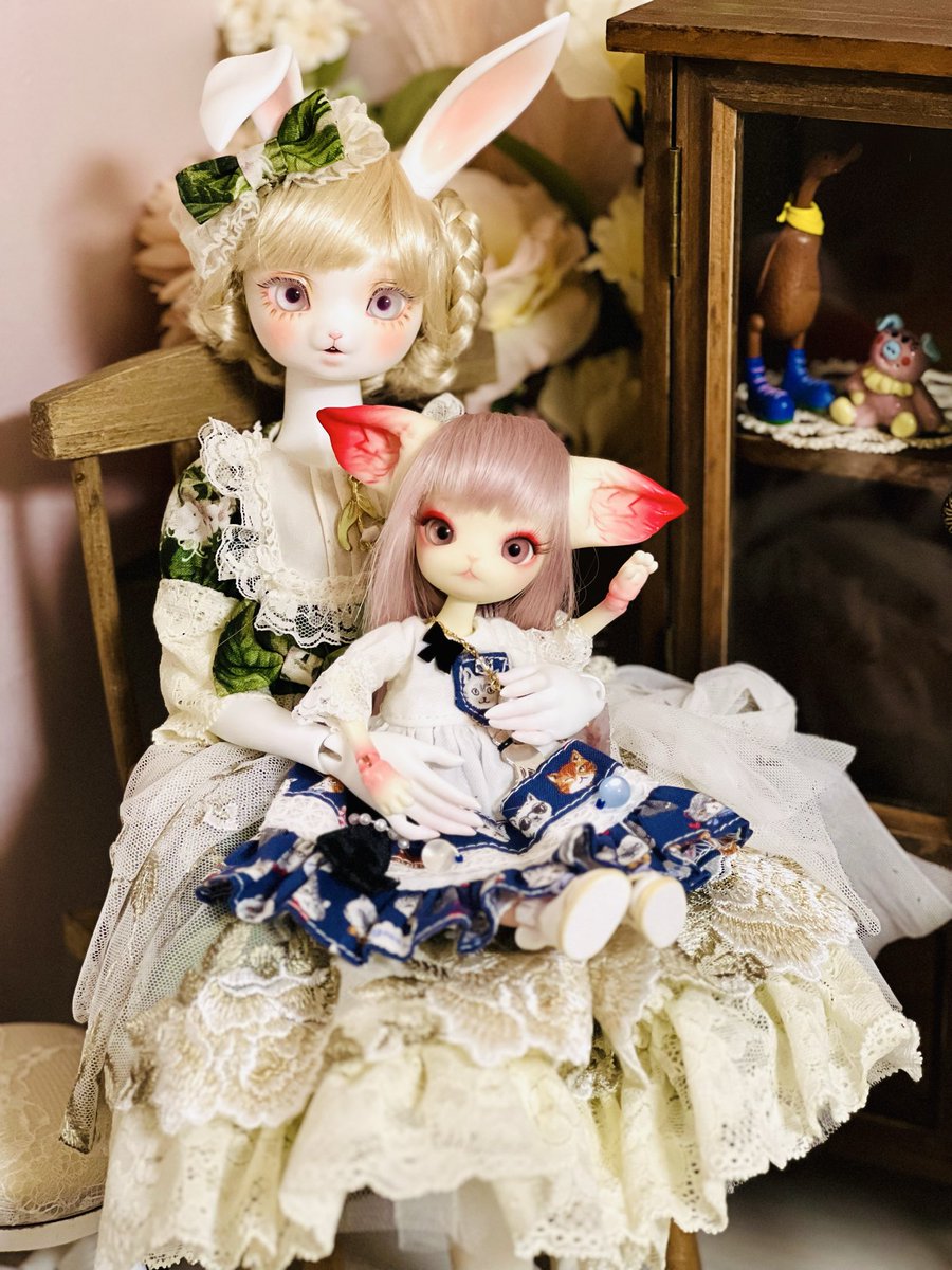 popistic_p's tweet photo. ✨🐈🐰✨

#DearMine
#ミニキティ
#HOWAFUWA https://t.co/AsXlDTP2XB