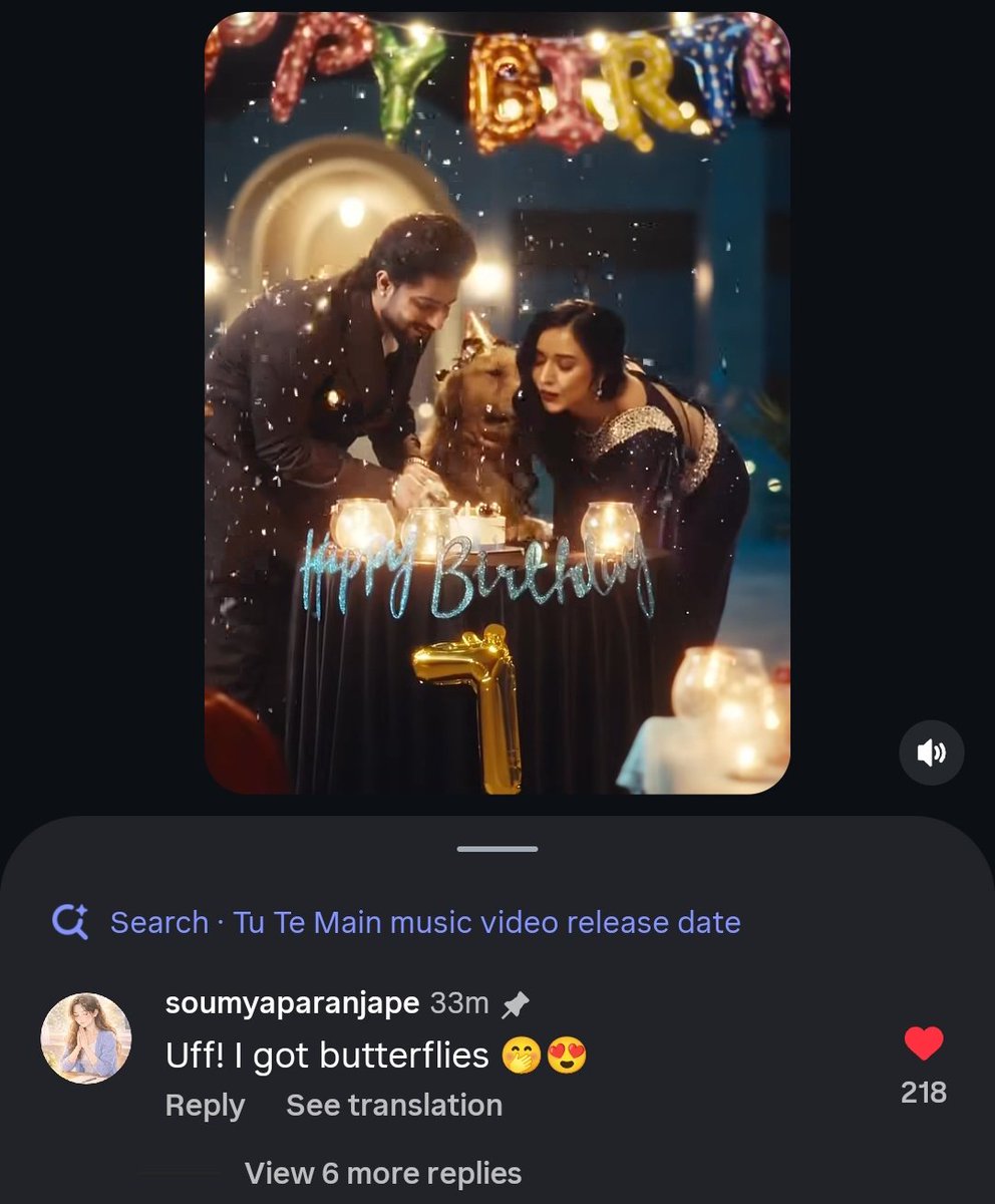 Tanya_paglu123's tweet photo. Uff! I have no words😭, my #Wanya babies look soo natural n efortlessly cute n romantic together!!! Also she pinned my comment, that too on such a special reel🥹💞 Thank you cutie @itanyamittal di, I LOVE YOU 🤭🫶🏻
#TanyaMittal 🧿 
#TuTeMain https://t.co/R5BEmDw9IL