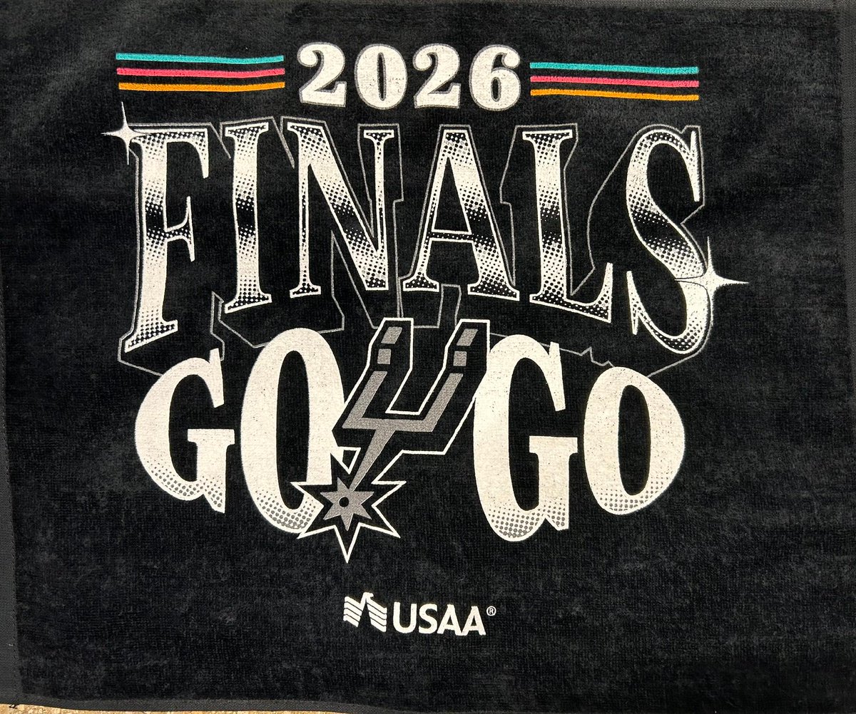 News4SA's tweet photo. GAME DAY! The rally towels are ready for Game 2 of the NBA Finals. https://t.co/xjkLI7VQJQ
