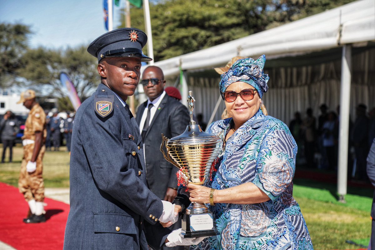 VPofNamibia's tweet photo. Keynote Address By Her Excellency, Lucia Witbooi, Vice President Of The Republic Of Namibia On The Occasion Of The Graduation Ceremony Of The Namibian Police ForceBasic Training, Course 1 Of 2025/2026
 
Friday, 05 June 2026 
Gobabis, Omaheke Region
 
Allow me, at the onset, to convey warm greetings from Her Excellency, Dr NetumboNandi-Ndaitwah, the President of the Republic of Namibia, and Commander-in-Chief of the Namibian Defence Force (NDF),who has entrusted me with the responsibility of representing her at this important national occasion.
 
Her Excellency, the President extends her sincere congratulations to every graduate assembled here today and conveys her profound appreciation to the leadership of the Namibian Police Force, the Ministry of Home Affairs, Immigration, Safety and Security, the training staff, parents, guardians, and all stakeholders whose collective efforts have contributed to the success of this Namibian Police Force Basic Training Course 1 of 2025/2026.
 
This ceremony reaffirms our country's unwavering commitment to peace, security, justice, and the rule of law. It is also a demonstration of our determination to build a professional, disciplined, and people-centred police force capable of responding effectively to the evolving security challenges of our country.