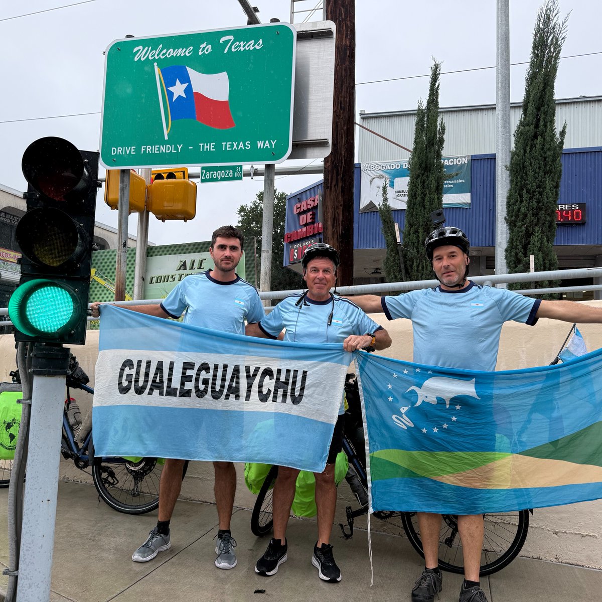 FOS's tweet photo. Three Argentine fans biked more than 10,000 miles to reach the World Cup.

After arriving in Kansas City following a journey that began in August 2025, getting tickets may be the harder challenge.