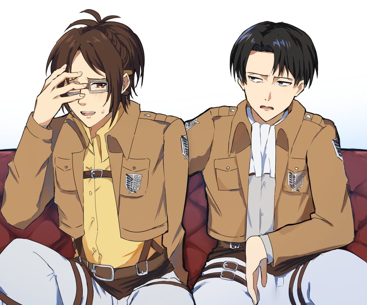 kone0116's tweet photo. リヴァハン！ハのこと心配してるリが描きたかった、、 https://t.co/gHIFtIpChQ