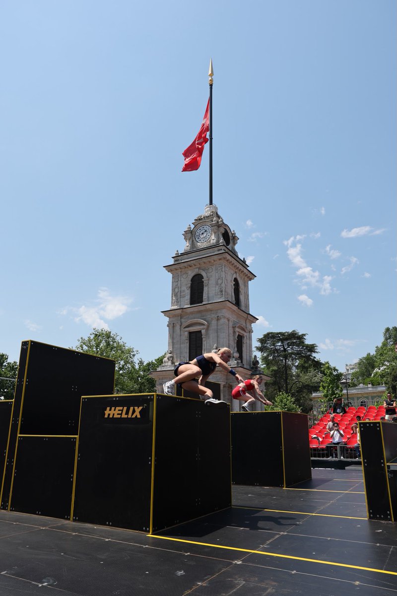GunbasMehmet's tweet photo. Galataport’ta düzenlenen parkur Dünya kupasını yerinde takip ediyoruz. https://t.co/QRwUdcK3cg