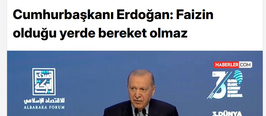 Yatirim101's tweet photo. Cumhurbaşkanı Erdoğan: "Faizin olduğu yerde bereket olmaz"

Tik, tak.
Geliyor, gelmekte olan... https://t.co/i6I2marecq