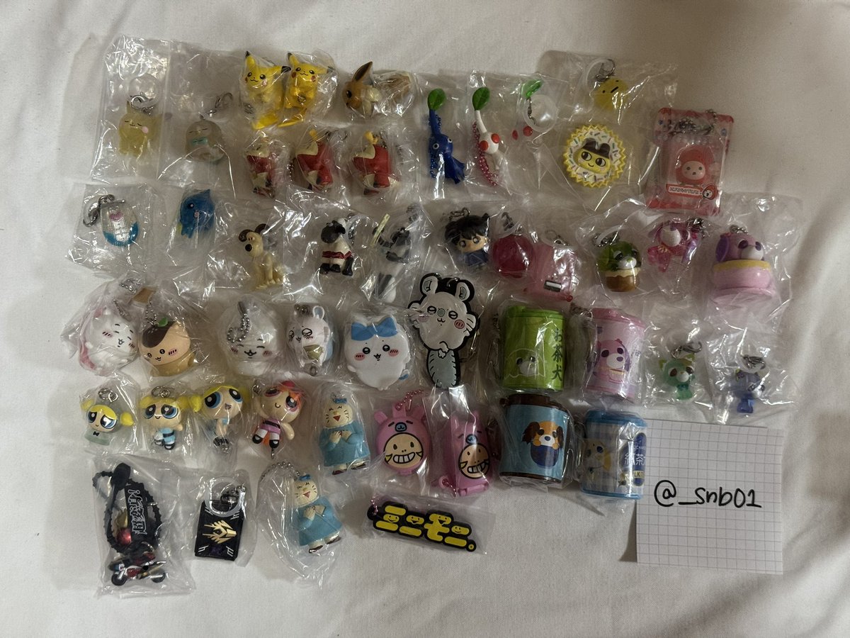 ___snb01's tweet photo. めじるしアクセサリー ガチャガチャ 買取

譲：ポケモン たまごっち ちいかわ ピクミン
       お茶犬 パワーパフガールズ ミニモニ 他

求：ハンターハンター キルア ＞ ほか４種
       kondo daisuke taiyo tsuki ametsubu

・郵送での交換のみ

お気軽にお声掛けください🙂‍↕️ https://t.co/wXjXiBOoX5