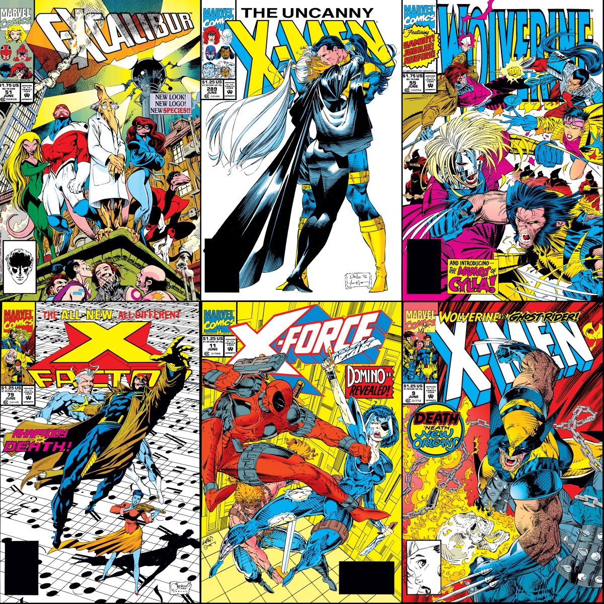 ClassicXMen's tweet photo. X-books that were on sale with cover dates of June 1992. https://t.co/UPRrVIcoF5