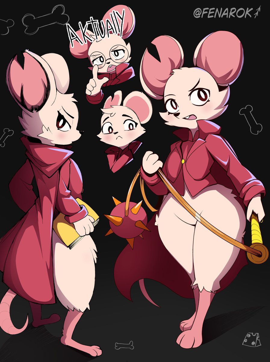 Fenarok's tweet photo. Mina the hollower 🐭✨ https://t.co/Xh0ddOrduk