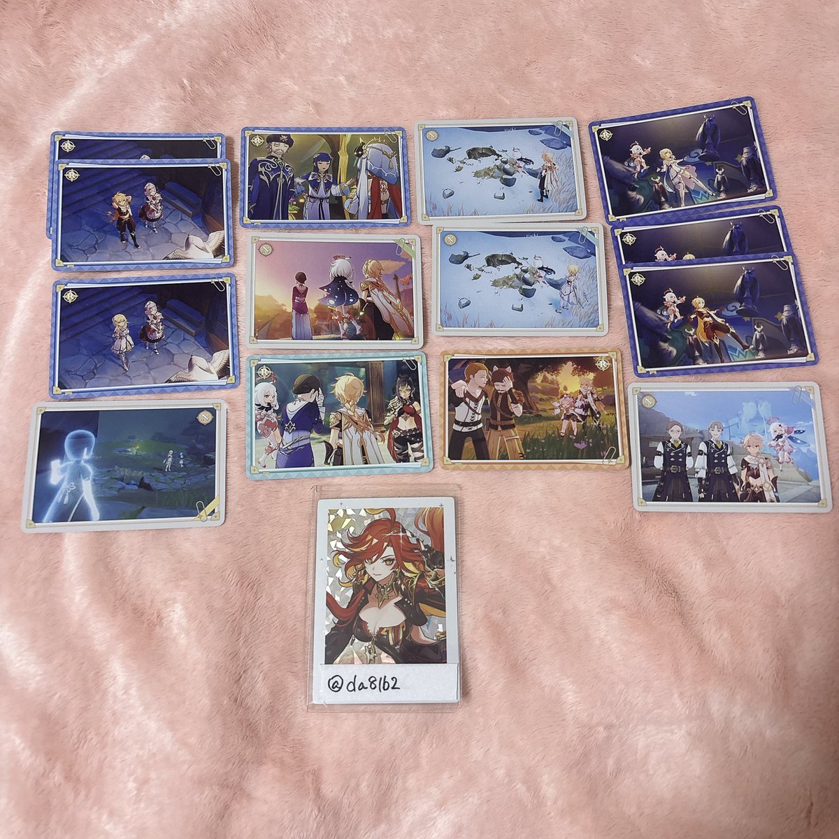 da8lb2's tweet photo. 【譲渡】原神 流光行記 コレクションカード

譲 画像参照

求 60円/枚＋送料

初回プロカご一読ください
PayPay（マネーのみ）可能

❤️は2枚目を同数お迎えください
その他1枚目���声掛け重なった場合2枚目同数含む方優先

検索からもお気軽にお声掛けください。 https://t.co/uJTkga4OYa