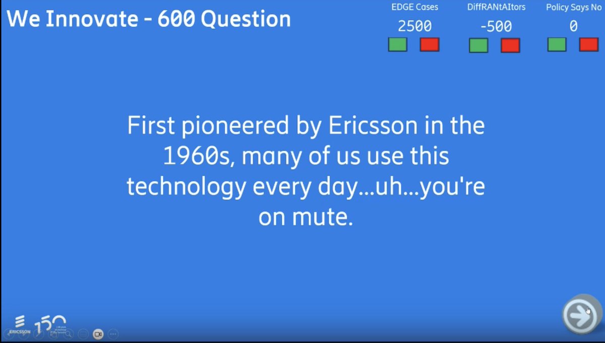 eskeymo's tweet photo. Jeopardy, but make it all about Ericsson and 150 years of network connectivity history. #WorkLife https://t.co/kURna1aHUc