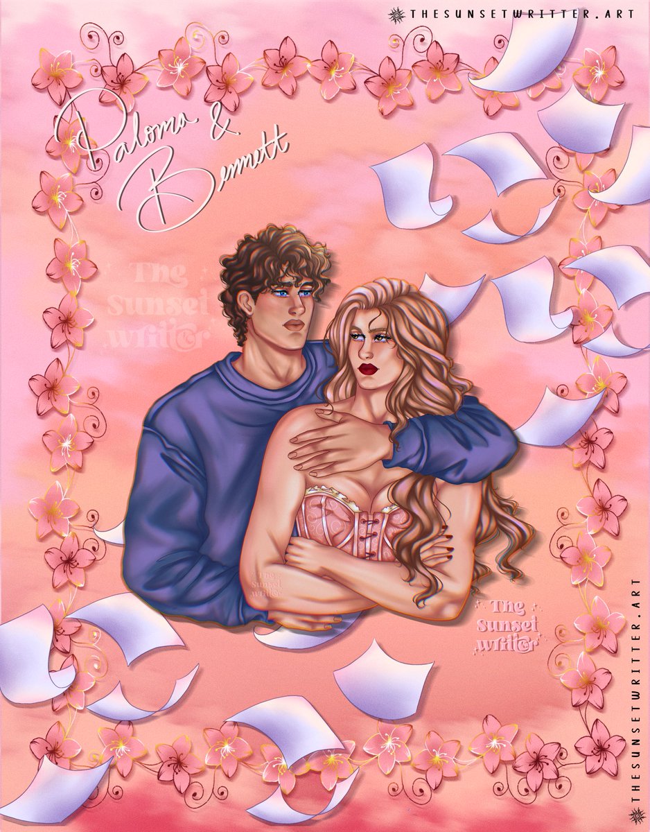Sunsetwritter's tweet photo. I made this fanart of Unbound months ago and already posted it on Instagram, but I also wanted to share this one of P and Bennett here!! 🩷

Unbound by Peyton Corinne https://t.co/HWw5LKKBlA