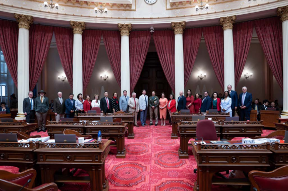 abate_ca's tweet photo. ABATE of California is proud to celebrate the unanimous passage of SCR 168, authored by Senator Brian Jones, recognizing May as Motorcycle Safety Awareness Month in California. https://t.co/PkupjsXFfE