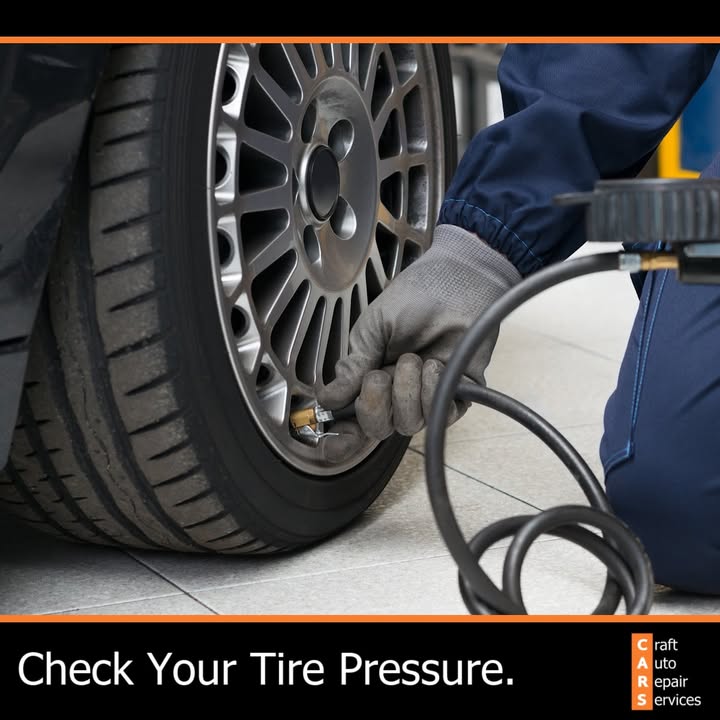 craftautorepair's tweet photo. As temperatures warm up, tire pressure can fluctuate. Properly inflated tires improve handling, safety, and fuel efficiency.

Stop by or call (705) 252-5091 to have your tire pressure checked. https://t.co/qZyXVpfi8D