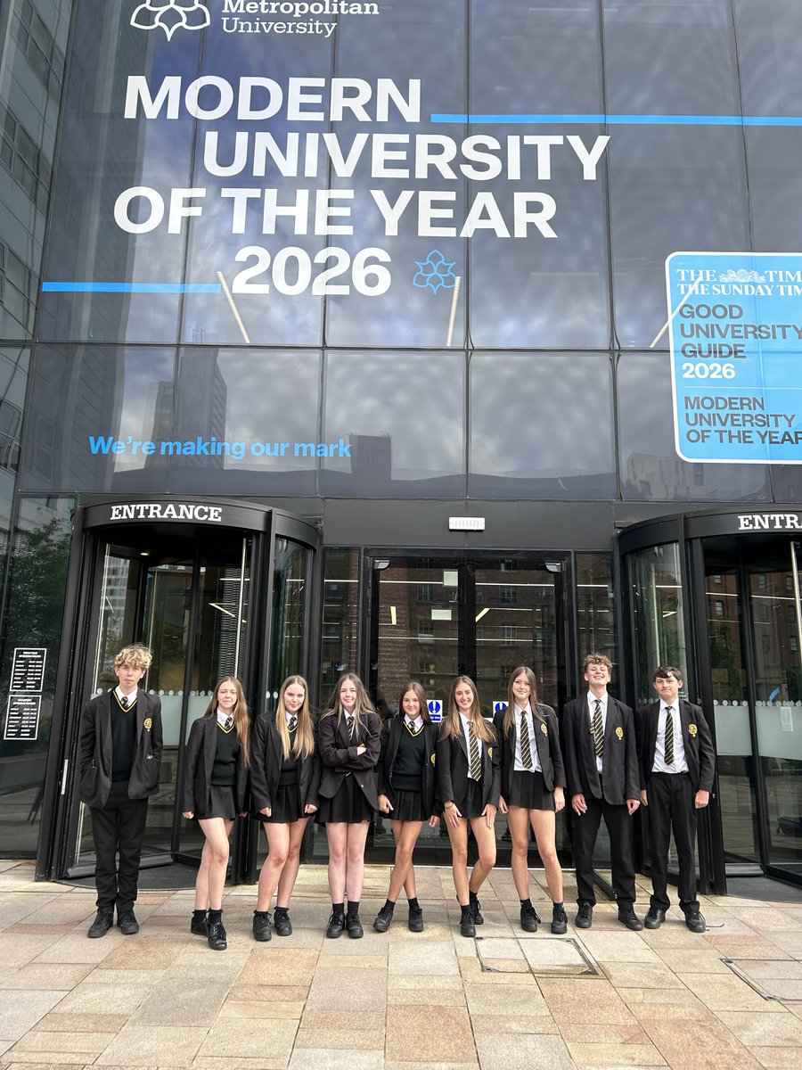 STM_College's tweet photo. Year 9 Teen Tech Festival Trip
A group of year 9 students visited Manchester Metropolitan university this week to attend the Teen Tech Festival. Teen Tech is a highly interactive day, designed to inspire young teenagers about the contemporary industries shaping their future. https://t.co/eeqSKFvdqV