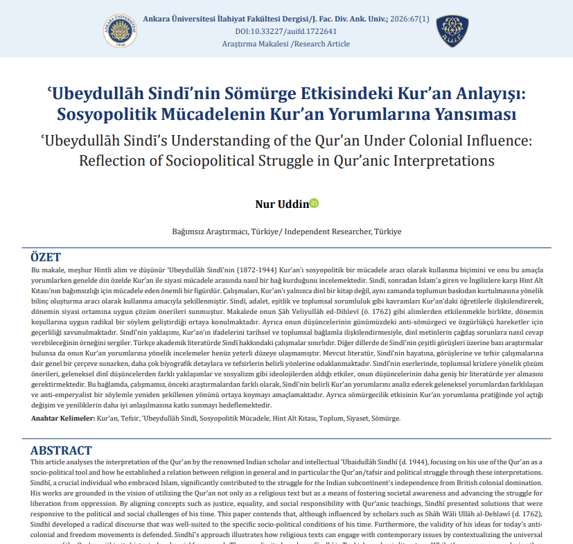 NuruddinHamim's tweet photo. New Publication-SCOPUS Index
In this paper, I sought to explore ʿUbaidullāh Sindhī's unique interpretations of the Qur'an, highlighting how he used the text as a tool for socio-political activism in the struggle against British colonial rule. 
https://t.co/CL3JySrHg7 https://t.co/E9SztSMBB1
