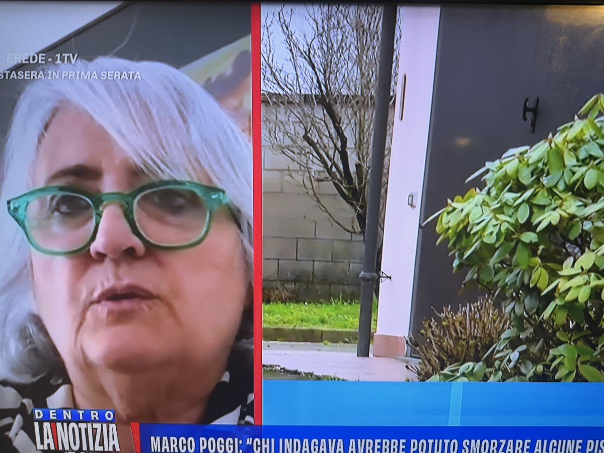 robertalerici's tweet photo. #garlasco #Dentrolanotizia #MarinaBaldi : mi sembra che la procura sia alla ricerca di un altro colpevole.E’ questa la conclusione a cui siamo arrivati. https://t.co/tOcdecL3Ay