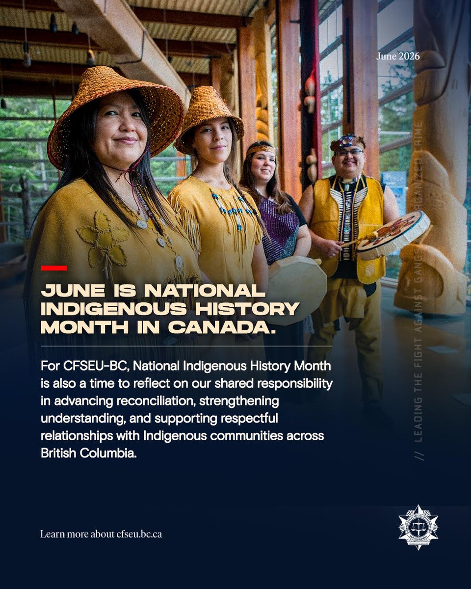 cfseubc's tweet photo. June is National Indigenous History Month. 🧡

CFSEU-BC honours First Nations, Inuit, and Métis cultures, histories, and contributions.

Reconciliation requires ongoing learning, respect, and action. 🌿

#NIHM2026 #NIPD2026 https://t.co/Froty2Yu5H
