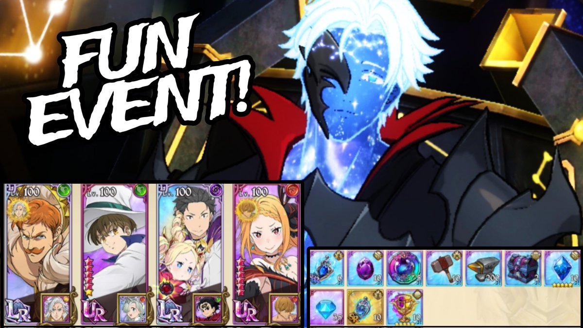 BSGacha31's tweet photo. Humans vs Dark Veil King LR Estarossa (sorry collab characters were used)

https://t.co/MBzJssiqqH https://t.co/ANw92ZHfpV